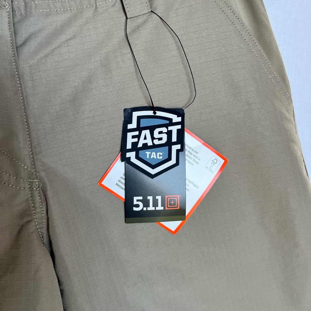 5.11 Tactical women’s fast-tac urban pant size 10 long in khaki NWT - Picture 6 of 11
